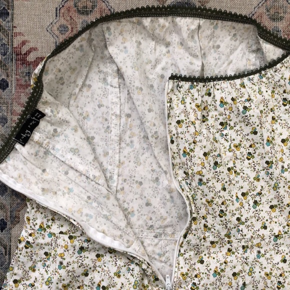 Ruby Rox Junior Strapless Floral Dress - Size 11 - Picture 6 of 7